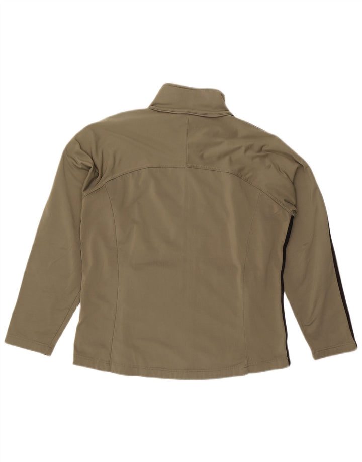 Asics Hombre Chándal Top Jacket Medium Caqui Poliéster