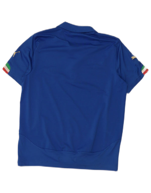 PUMA Polo Italia Graphic para niños 9-10 años Azul
