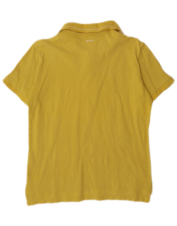 Polo Pirelli Hombre Algodón Amarillo Medio