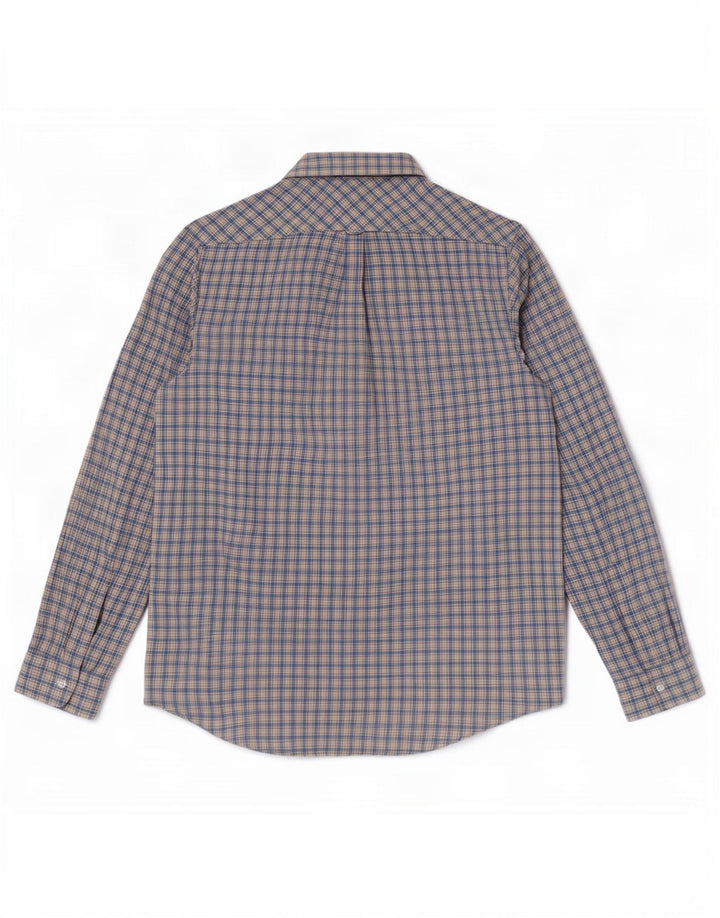 Camisa de franela para hombre James Pringle Poliéster a cuadros azul medio