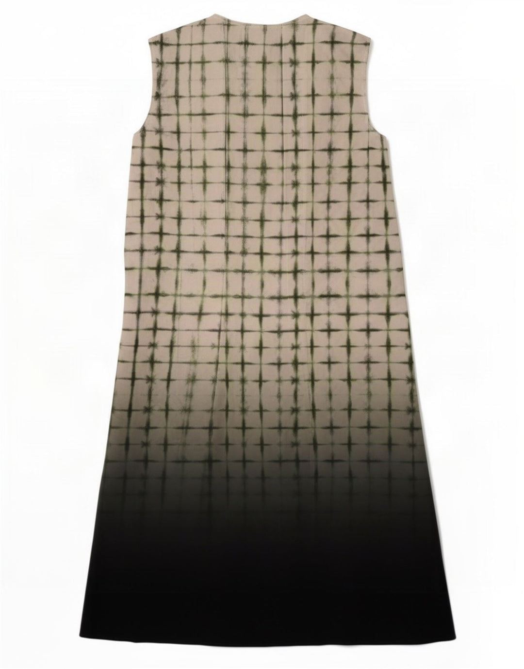 Vestido de tienda sin mangas para mujer Cos EU 40 Poliéster a cuadros blanco mediano