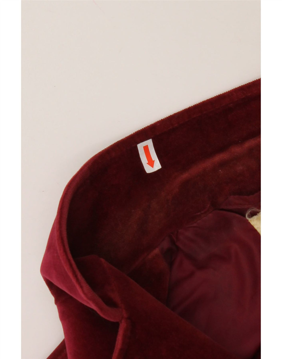 COUNTRY CASUALS Chaqueta Blazer de Terciopelo con 2 Botones para Mujer UK 44 Grande Borgoña