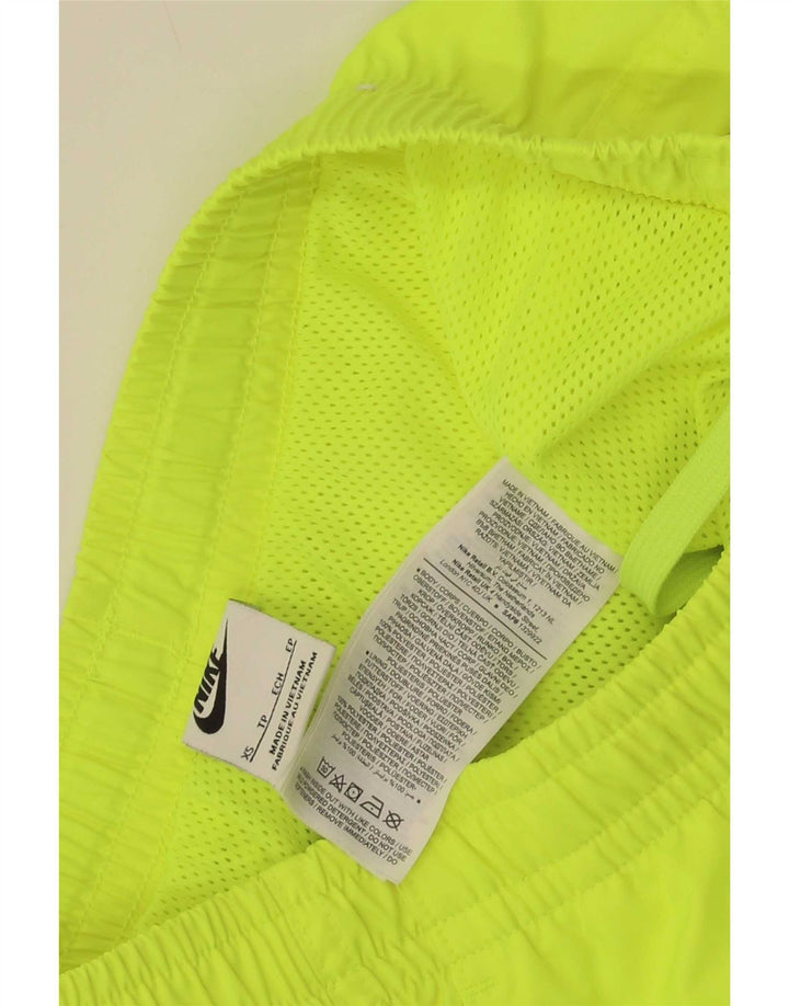 Pantalones cortos deportivos con gráfico Nike para hombre XS Poliéster amarillo