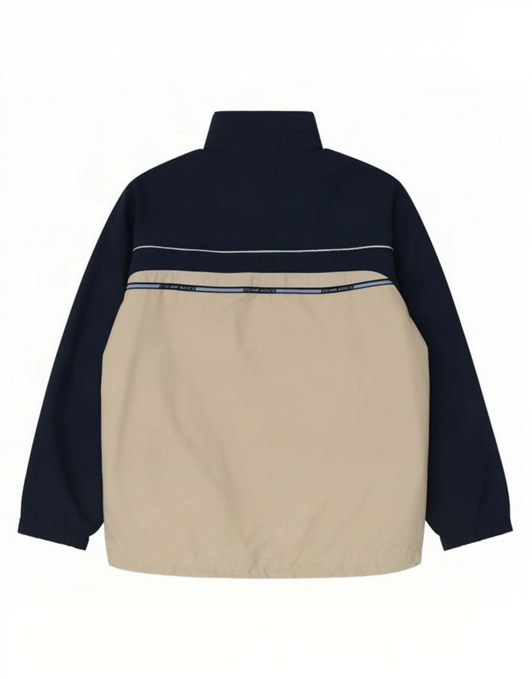Asics Hombre Chándal Top Chaqueta Grande Azul Marino Colorblock