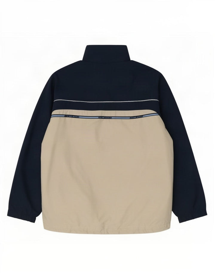 Asics Hombre Chándal Top Chaqueta Grande Azul Marino Colorblock