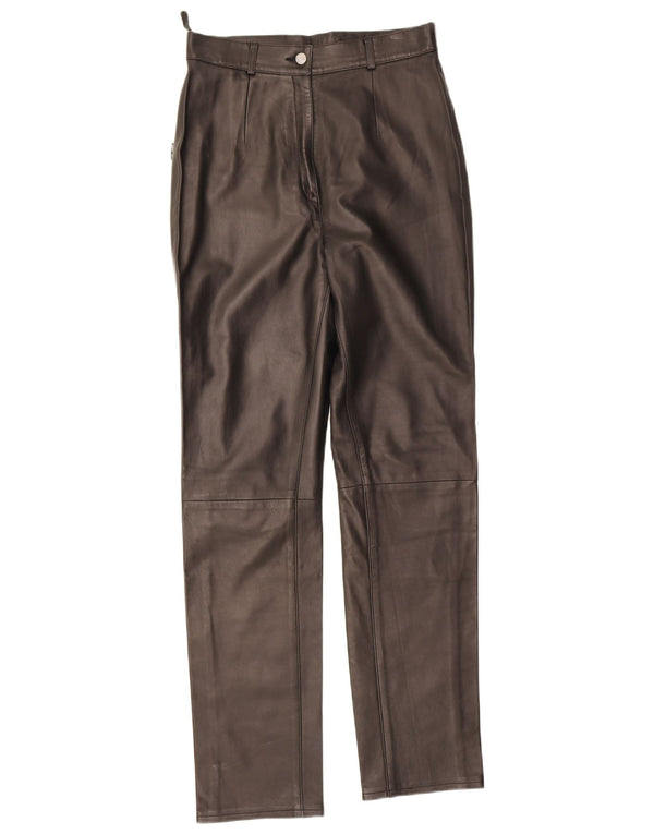Gianfranco Ferre Pantalones rectos para mujer IT 42 Medium W28 L31 Negro