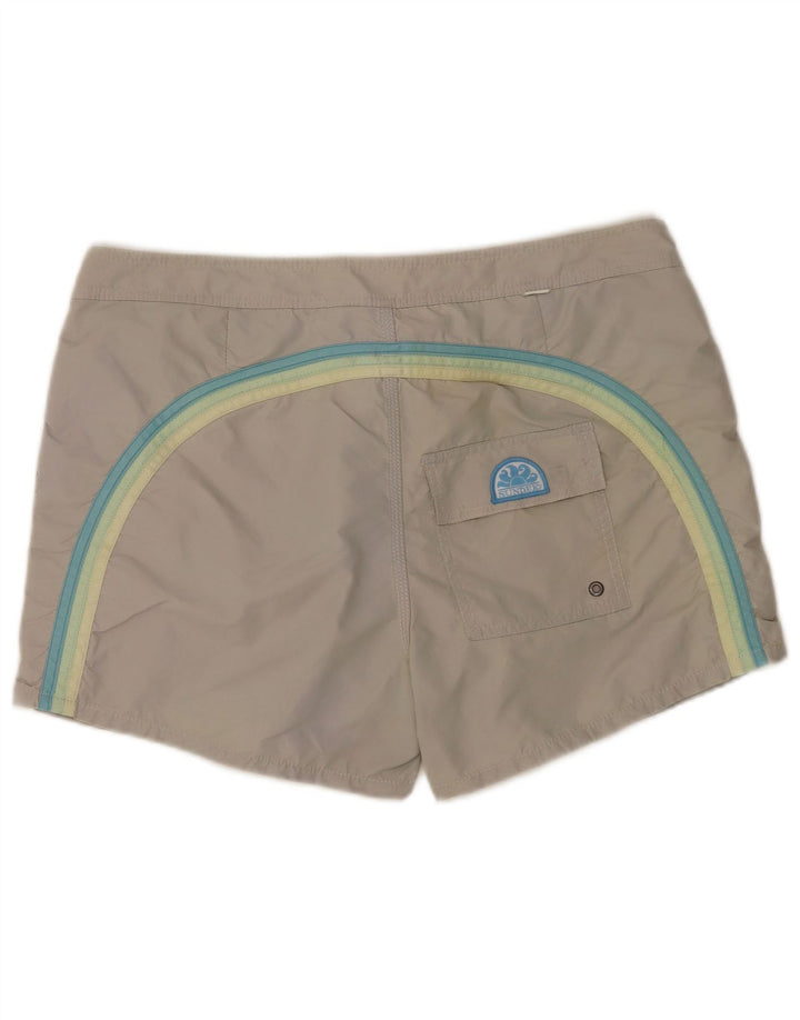 Sundek Bañador Hombre Nylon Rayas Gris Grande