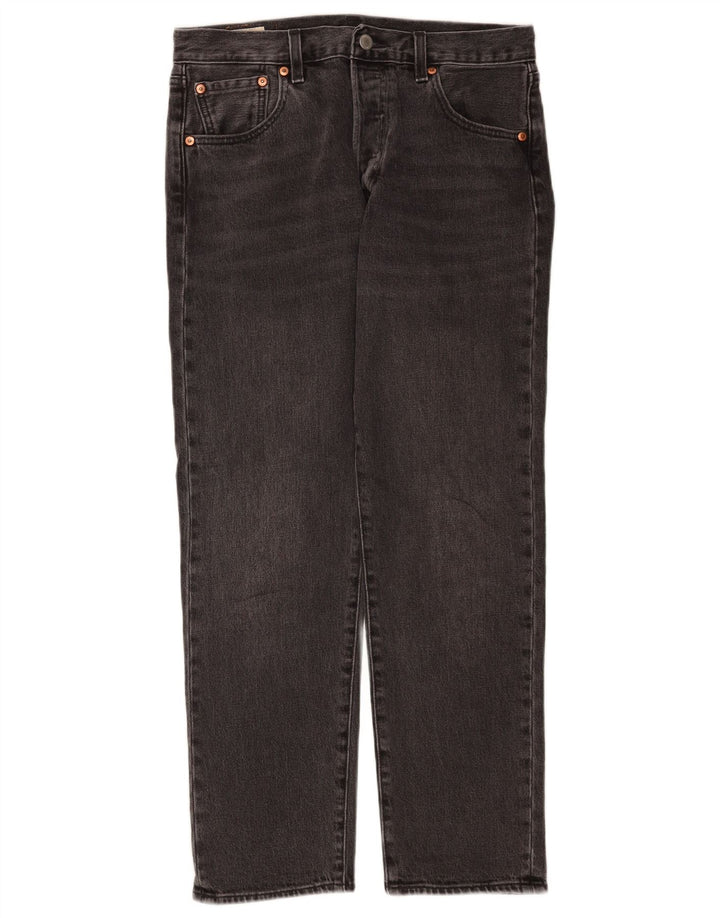 Levi's Vaqueros rectos 501 para hombre W30 L28 Algodón gris