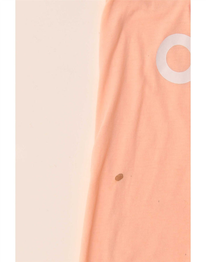Adidas Mujer Gráfico Chaleco Top UK 12/14 Medio Rosa Poliéster