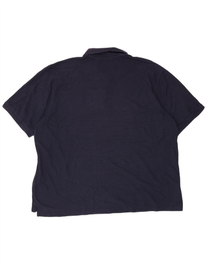 EDDIE BAUER Polo para hombre 2XL Azul marino Algodón