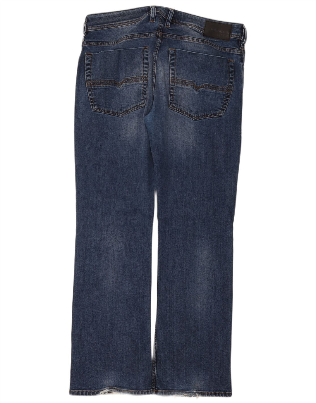DIESEL Jeans con corte de bota regular con lavado ácido Zatiny para hombre W34 L30 Azul marino