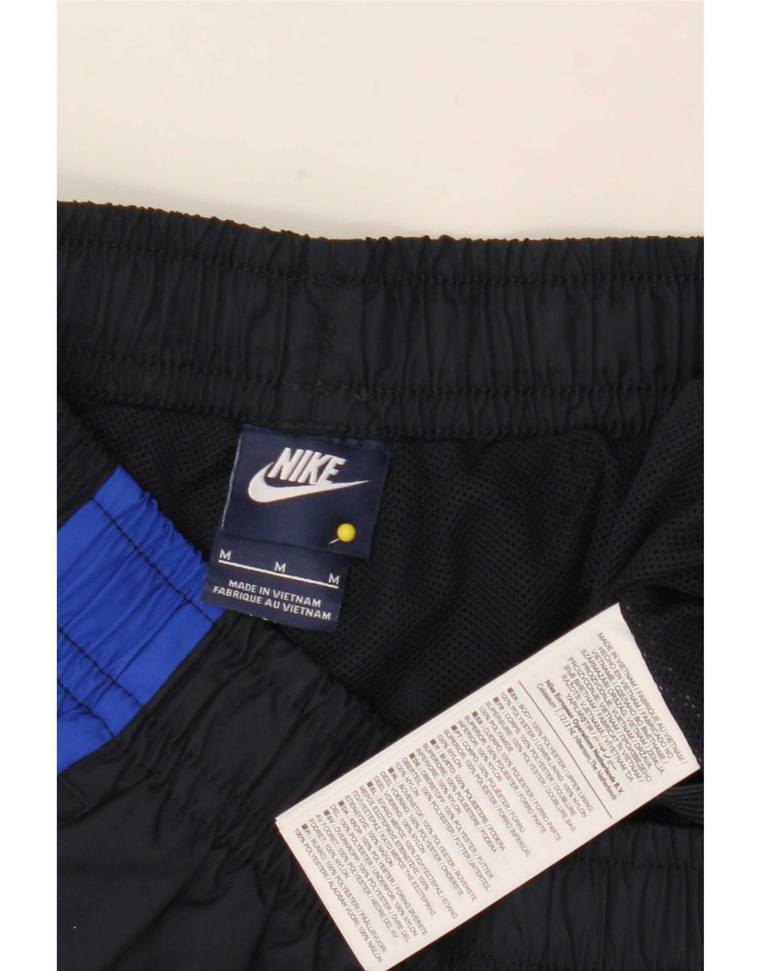 Pantalón De Chándal Nike Hombre Azul Marino Medio Poliéster Color Block