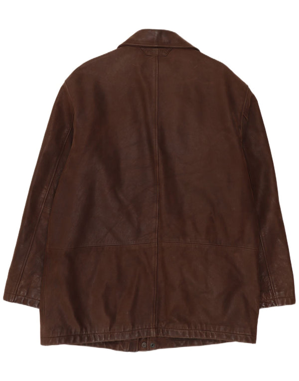 Douglas Chaqueta de cuero para hombre UK 42 XL Marrón