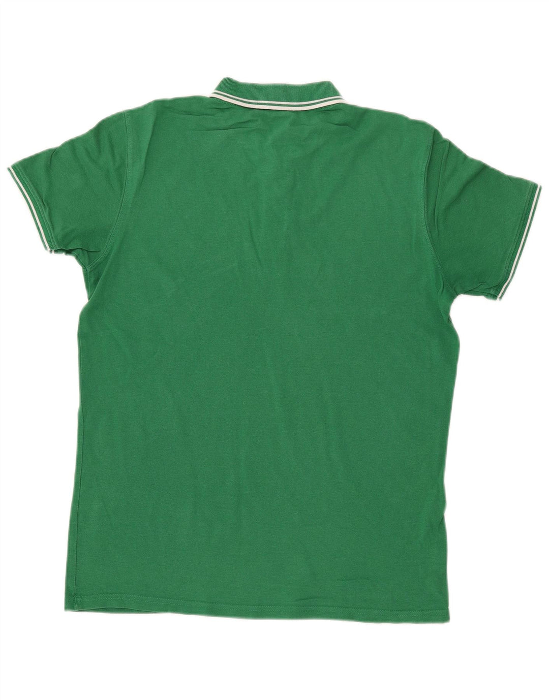 Polo Carrera Hombre Grande Algodón Verde