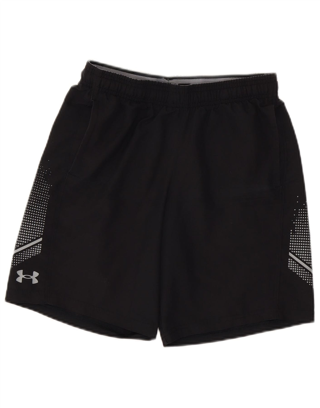 UNDER ARMOUR Pantalones cortos deportivos con gráficos para niños 11-12 años Grande Poliéster negro
