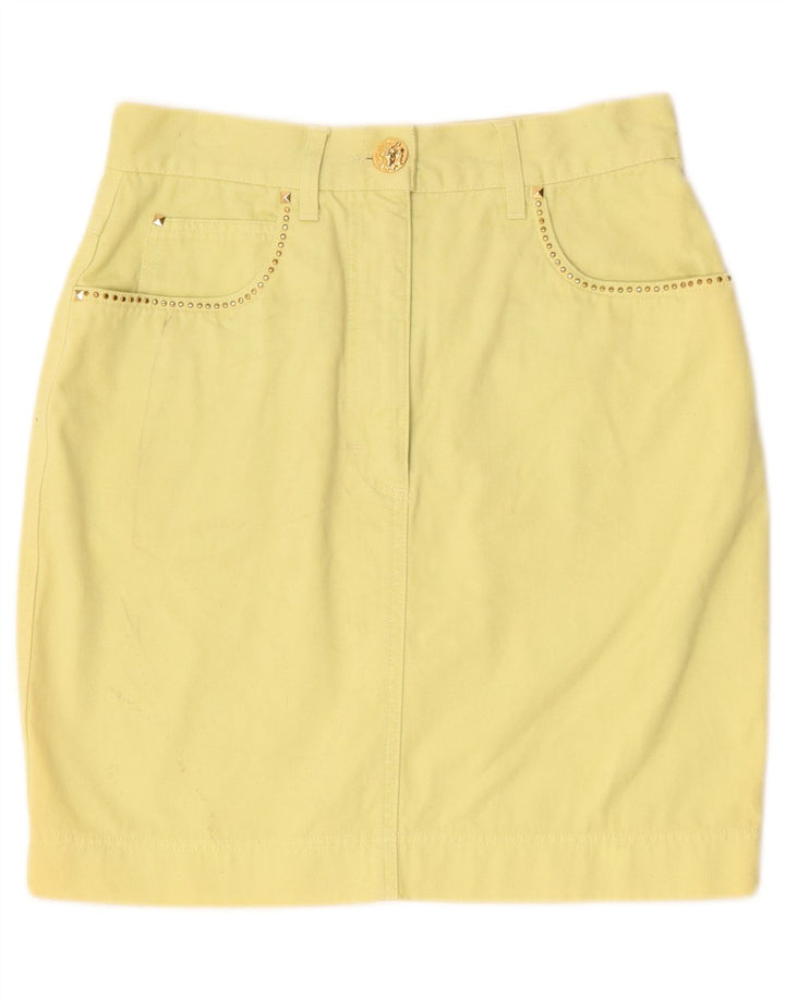 Minifalda Laurel para mujer EU 38 Mediana W28 Algodón amarillo