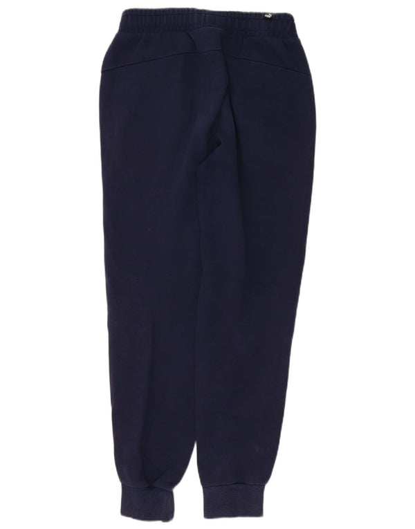 Puma Pantalones De Chándal Para Hombre Joggers Small Azul Marino Algodón