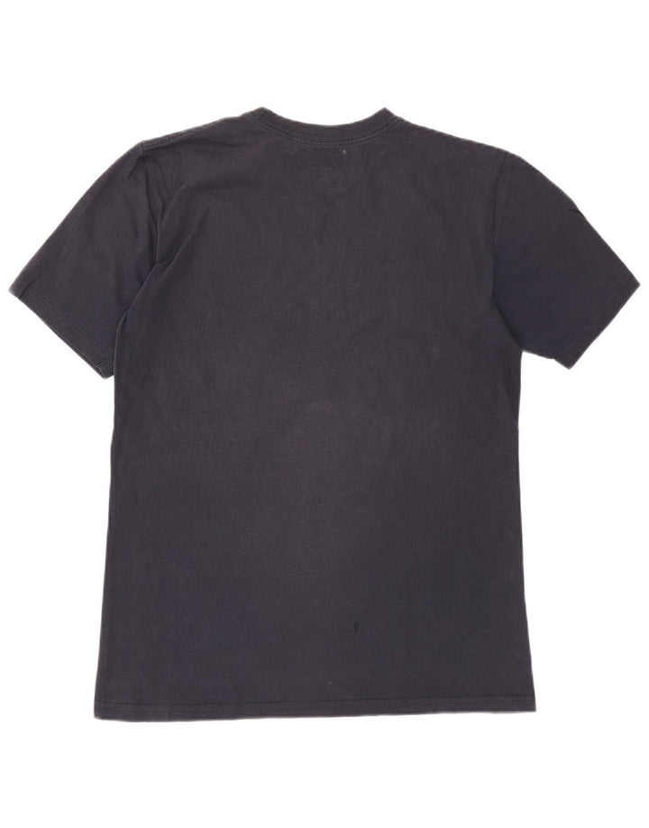 Nike Camiseta gráfica de ajuste estándar para hombre, parte superior mediana de algodón azul marino