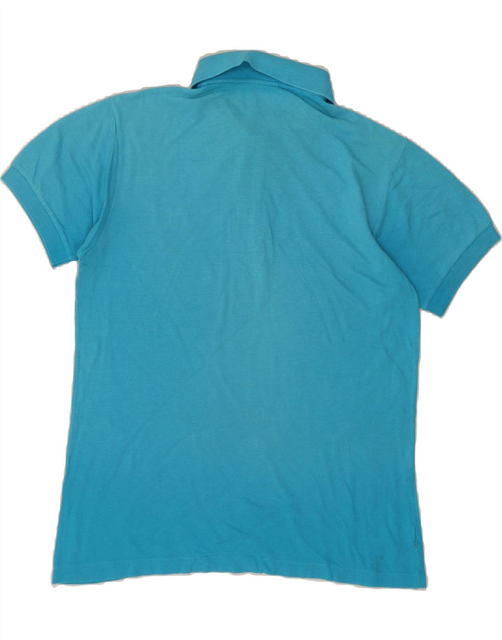 SERGIO TACCHINI Mens Polo Shirt Medium Blue Cotton Vintage Sergio Tacchini and Second-Hand Sergio Tacchini from Messina Hembry 