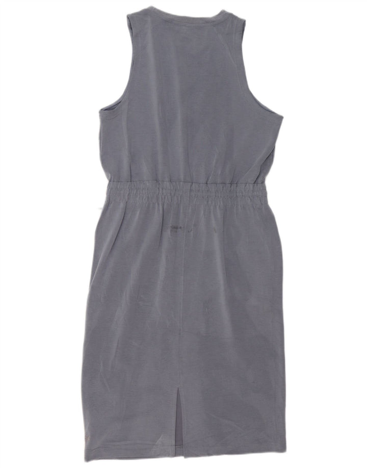 ATHLETA Vestido tubo sin mangas para mujer UK 44 Tencel gris medio