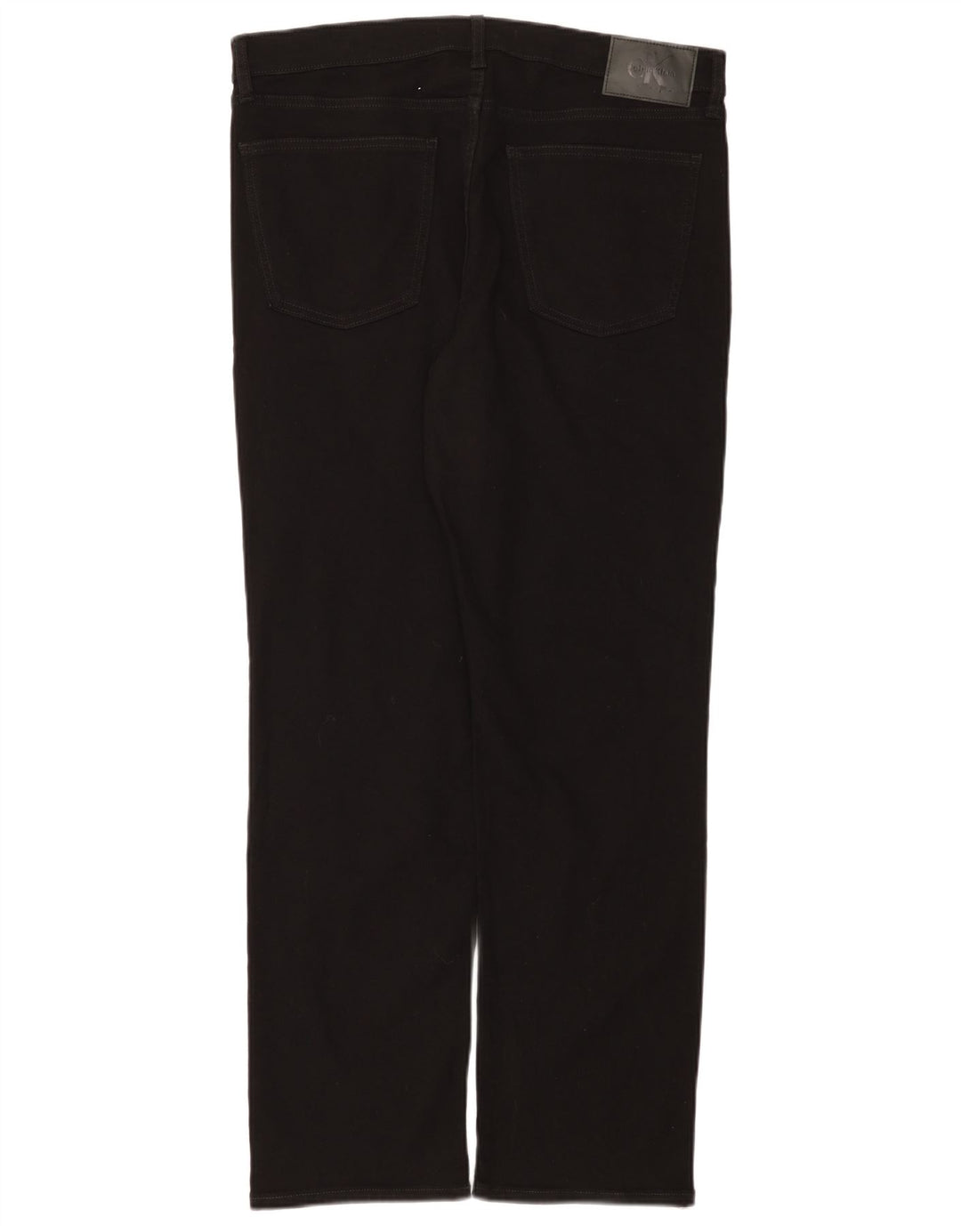 Calvin Klein Jeans rectos para hombre W36 L32 Algodón negro