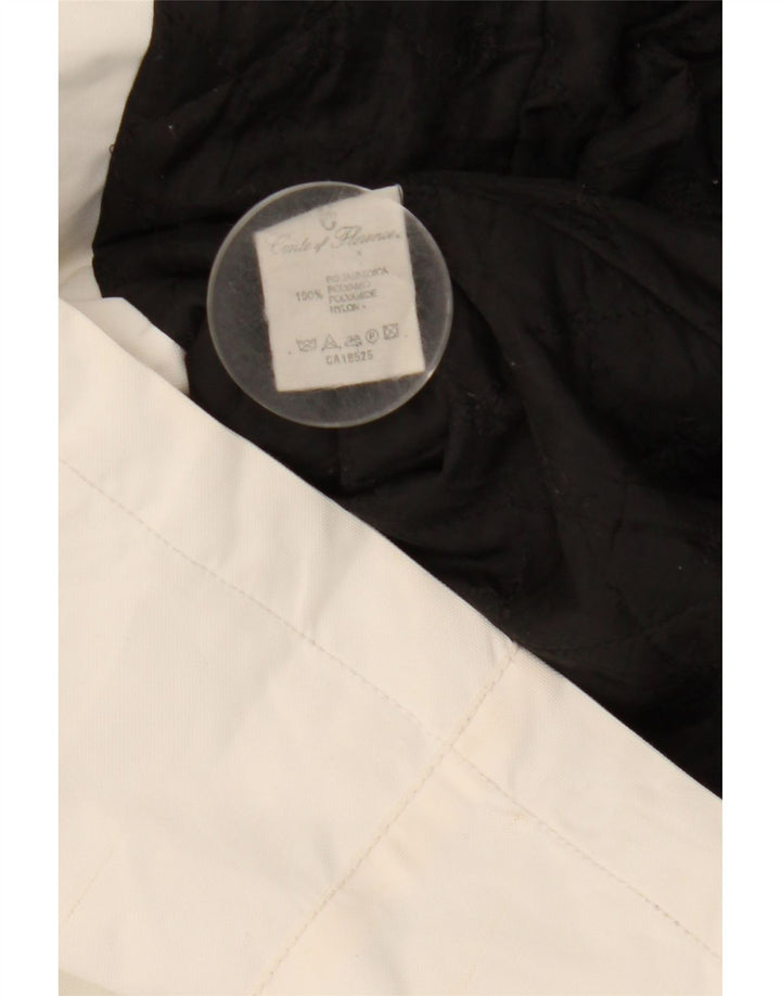 Conte of Florence Chaqueta utilitaria para mujer IT 42 Medium White Nylon