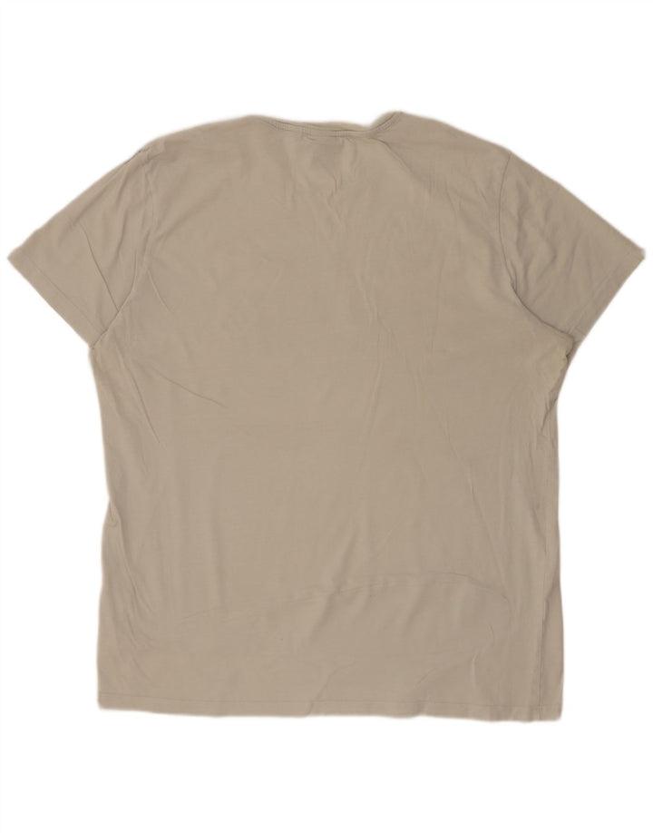 G-Star Camiseta gráfica para hombre Top 2XL Algodón gris