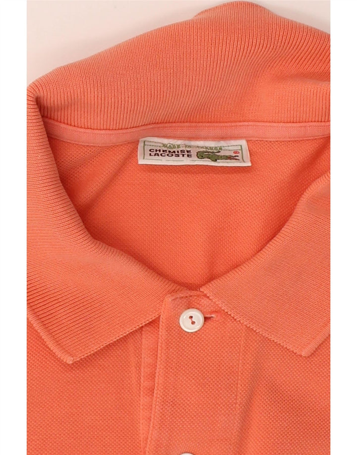 LACOSTE Mens Polo Shirt Large Orange Cotton Vintage Lacoste and Second-Hand Lacoste from Messina Hembry 