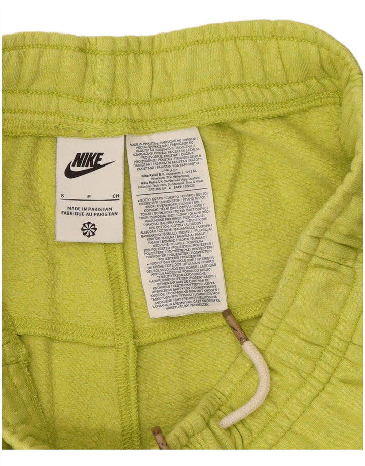 Nike - Pantalones cortos deportivos para hombre, talla pequeña, algodón verde