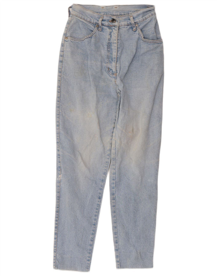 CAPPOPERA Vaqueros cónicos de cintura alta para mujer IT 44 Medium W26 L26 Algodón azul