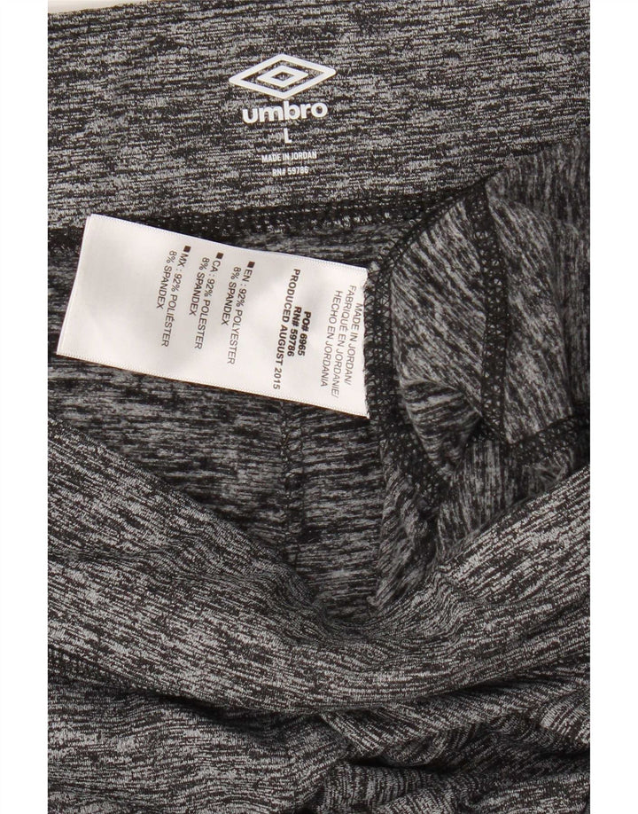 Leggings Umbro para mujer UK 46 Poliéster moteado gris grande