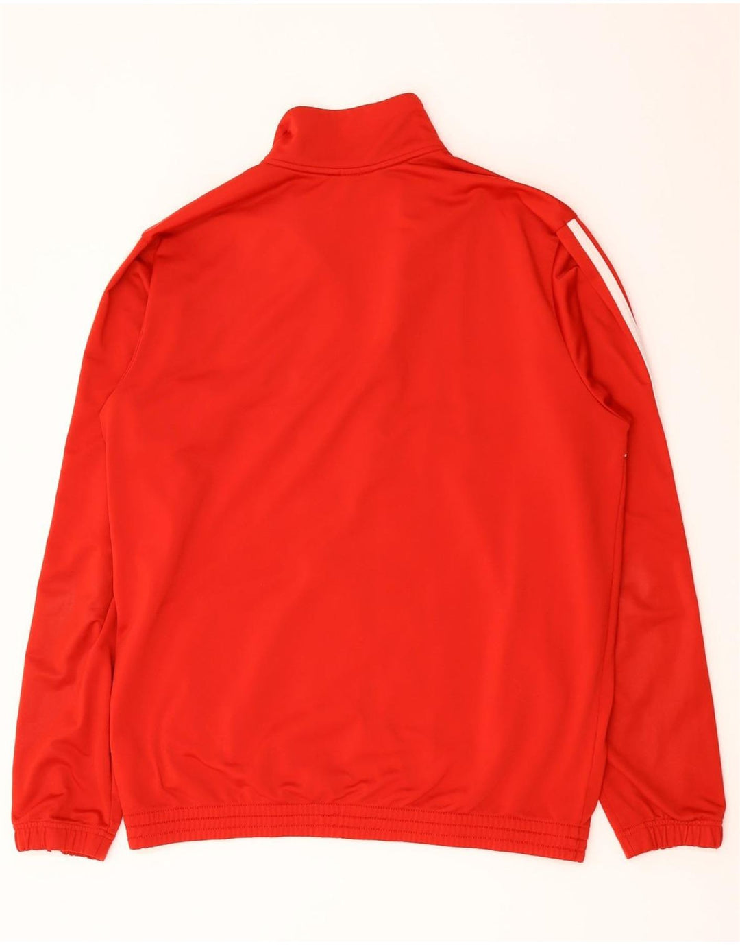 Adidas Hombre Chándal Top Chaqueta Grande Rojo Colorblock Poliéster