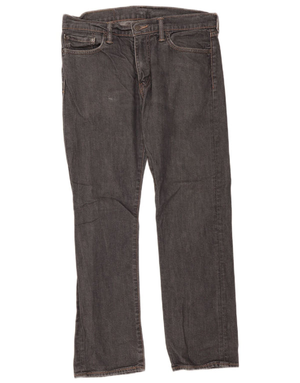 Levi's Jeans rectos 504 para hombre W32 L30 Algodón gris