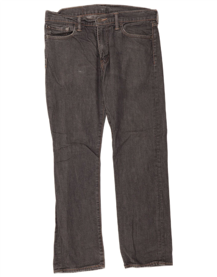 Levi's Jeans rectos 504 para hombre W32 L30 Algodón gris
