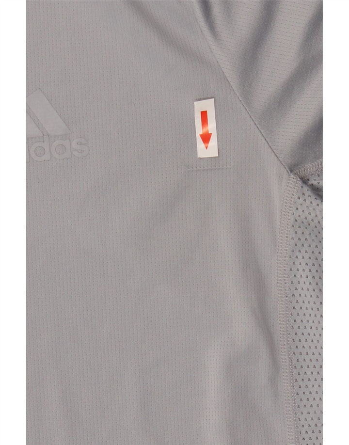 Camiseta ADIDAS Hombre Top Gris Medio Poliéster