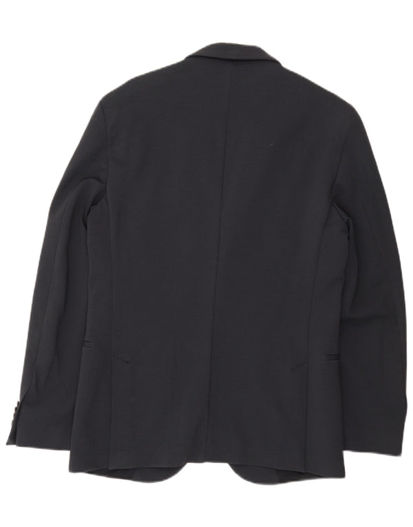 Hugo Boss Chaqueta tipo blazer de 2 botones para hombre EU 48 Viscosa azul marino mediana