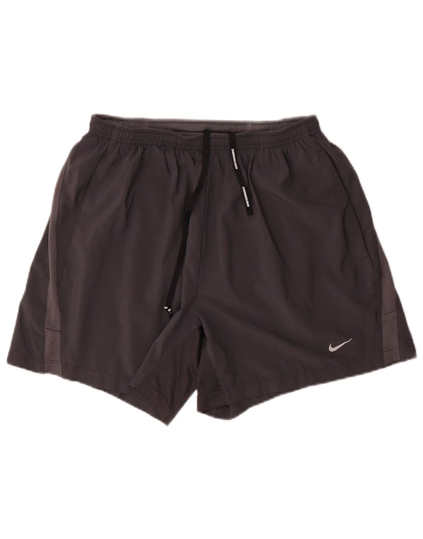 Pantalones cortos deportivos Nike para hombre Gris medio Poliéster