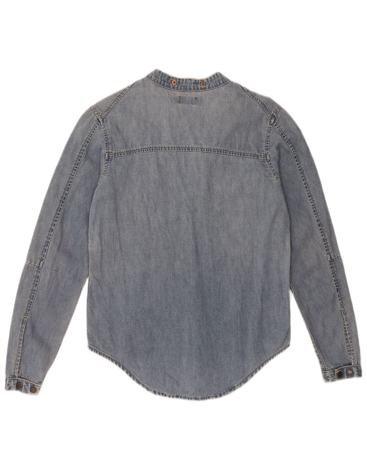 Levi's Camisa vaquera tipo jersey para mujer UK 6 XS Algodón azul