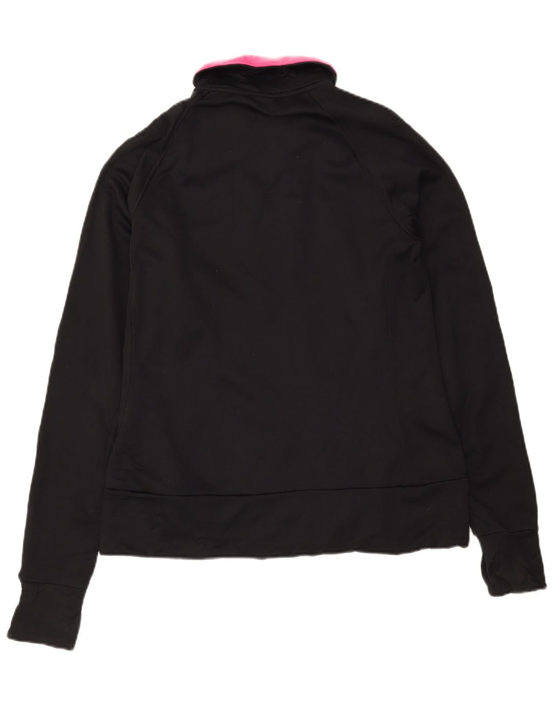 PUMA Chaqueta de chándal para mujer UK 14 Mediana Poliéster negro