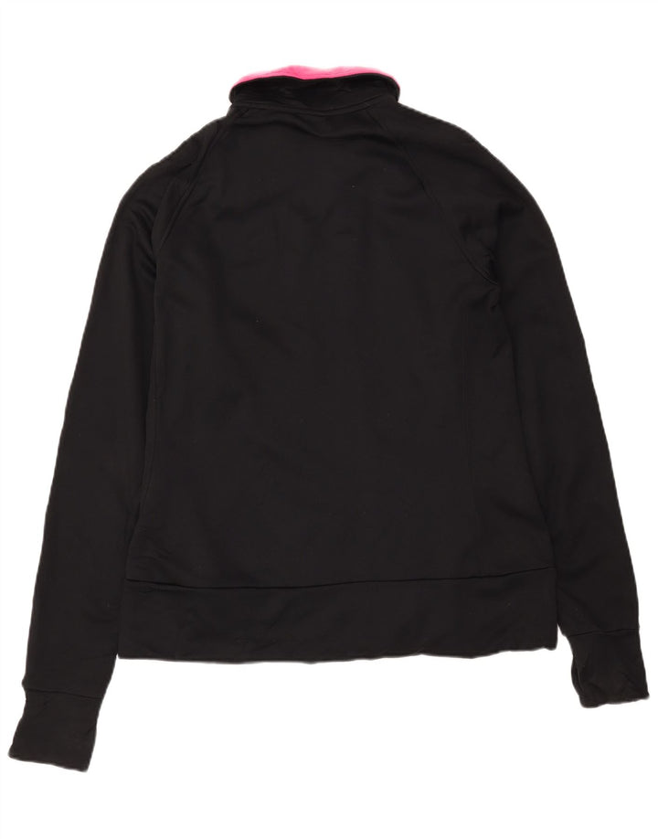 PUMA Chaqueta de chándal para mujer UK 14 Mediana Poliéster negro