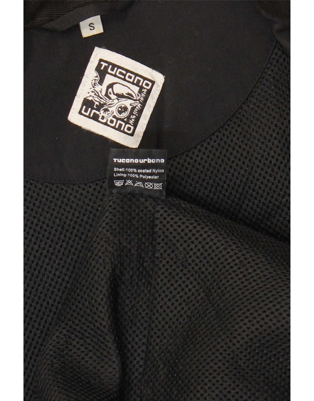 Tucano Urbano Chaqueta utilitaria para hombre UK 36 Small Black Nylon