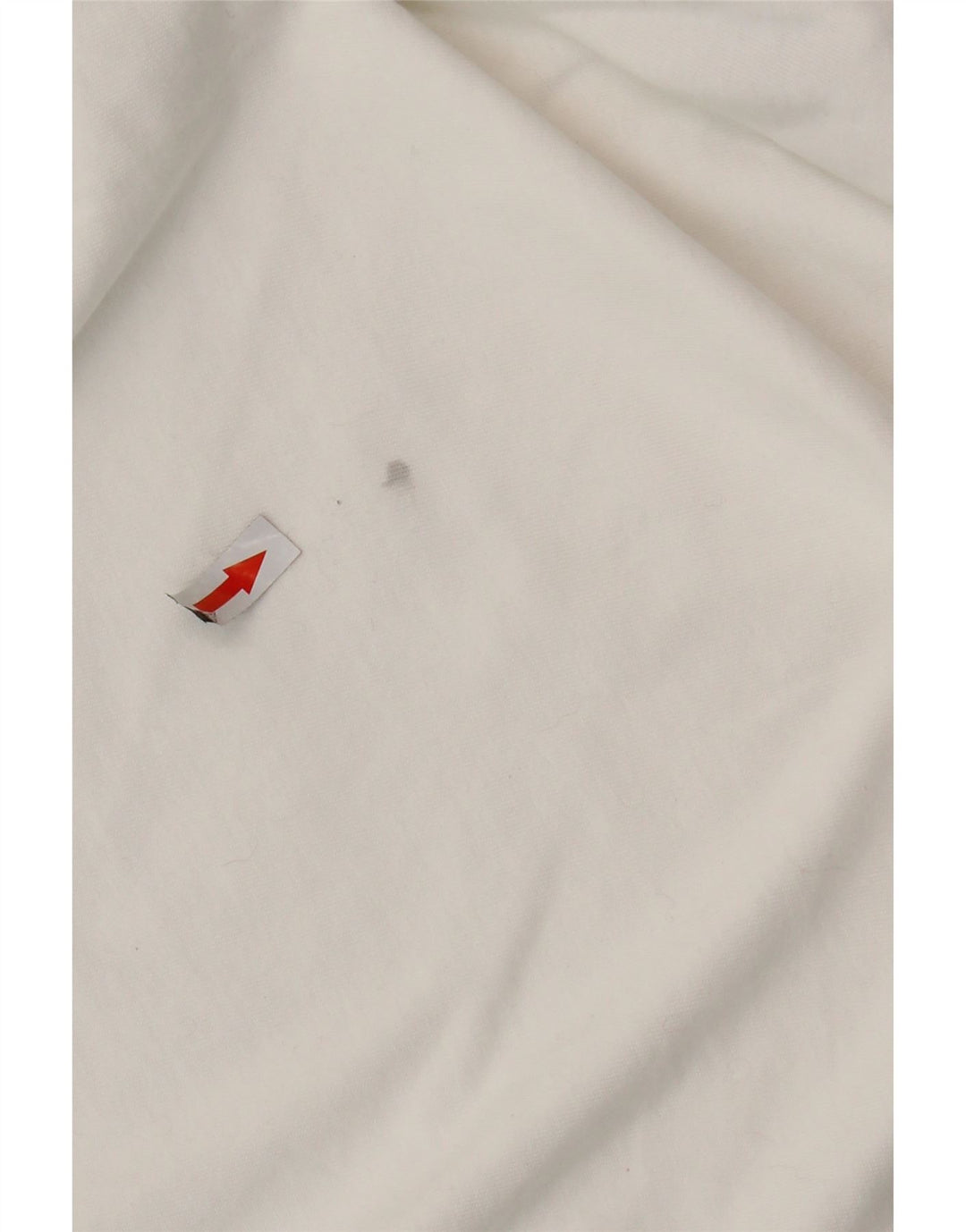 ADIDAS Camiseta extragrande para mujer UK 8 Small White Cotton