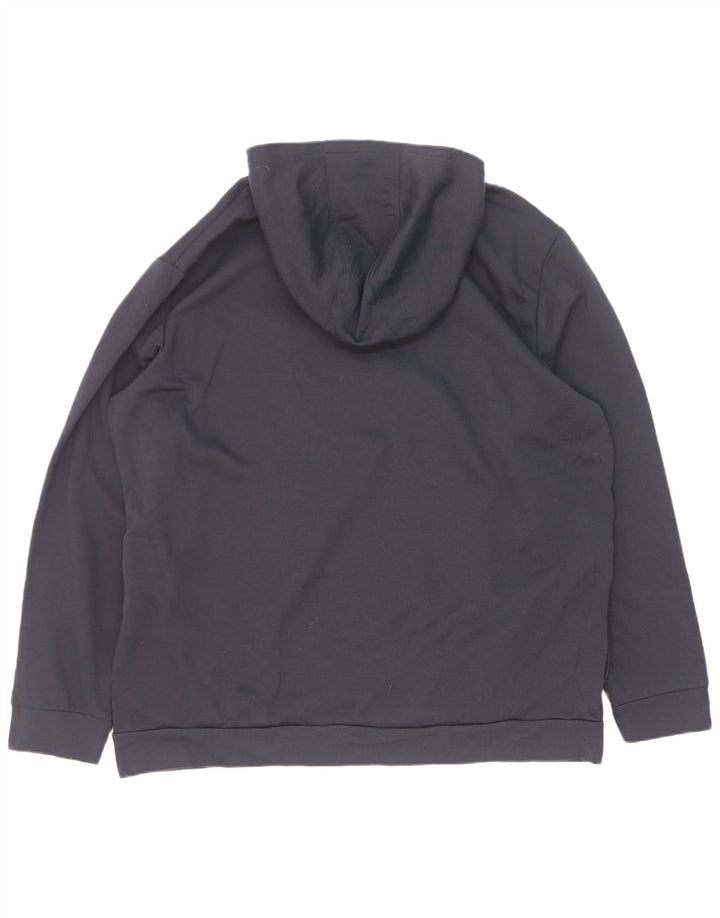 Adidas Sudadera con capucha para hombre Jumper 2XL Azul marino Poliéster