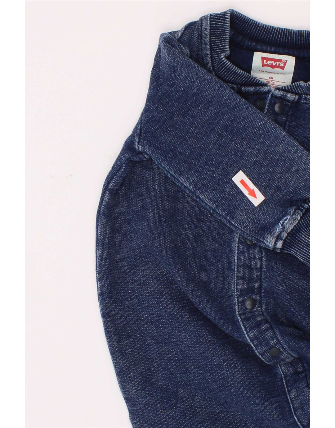Levi's Mono de manga larga para bebé niño 3-6 meses Azul marino