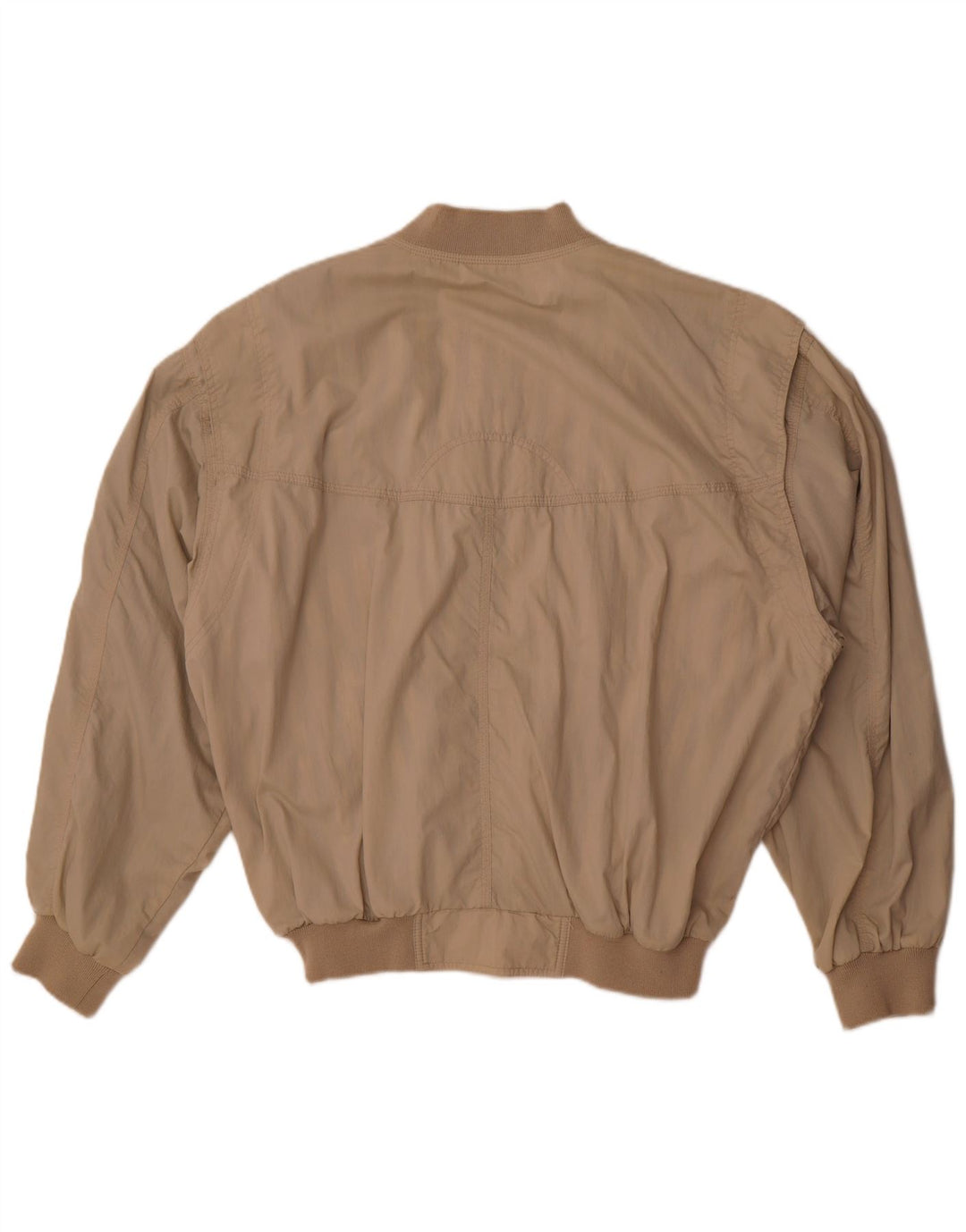 New Fast Chaqueta bomber holgada para hombre UK 38 Algodón beige medio