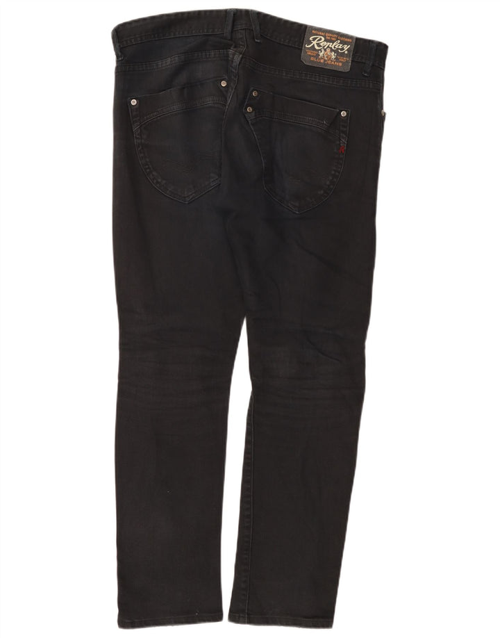 Vaqueros ajustados para hombre Replay W36 L29 Black