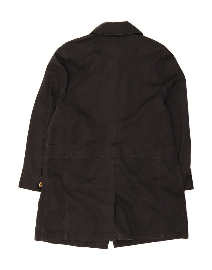VINTAGE Womens Overcoat UK 14 Medium Black Vintage Vintage and Second-Hand Vintage from Messina Hembry 