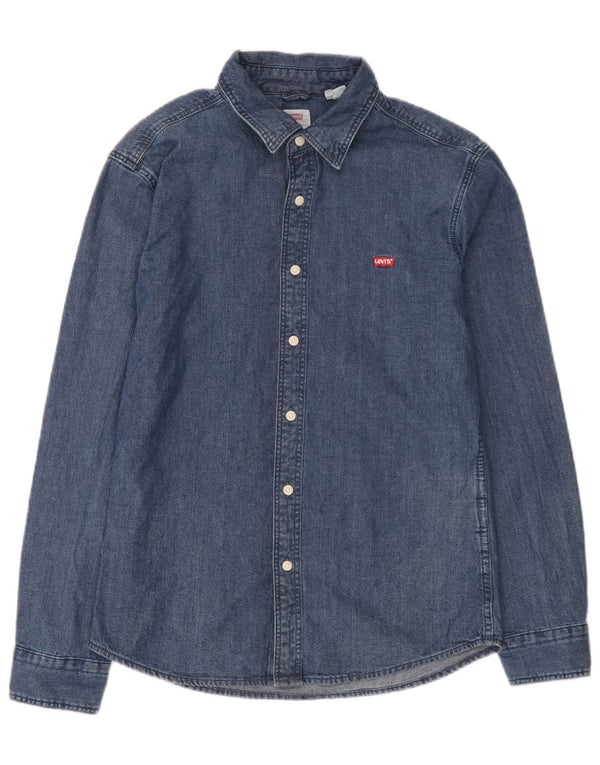 Levi's Hombre Camisa Vaquera Slim Fit De Algodón Azul Medio