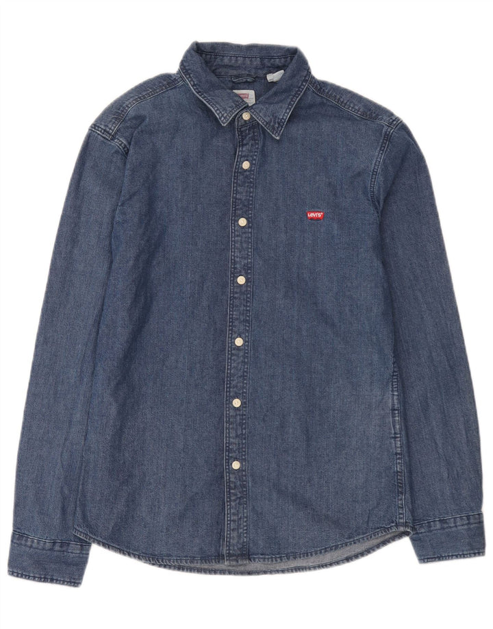 Levi's Hombre Camisa Vaquera Slim Fit De Algodón Azul Medio