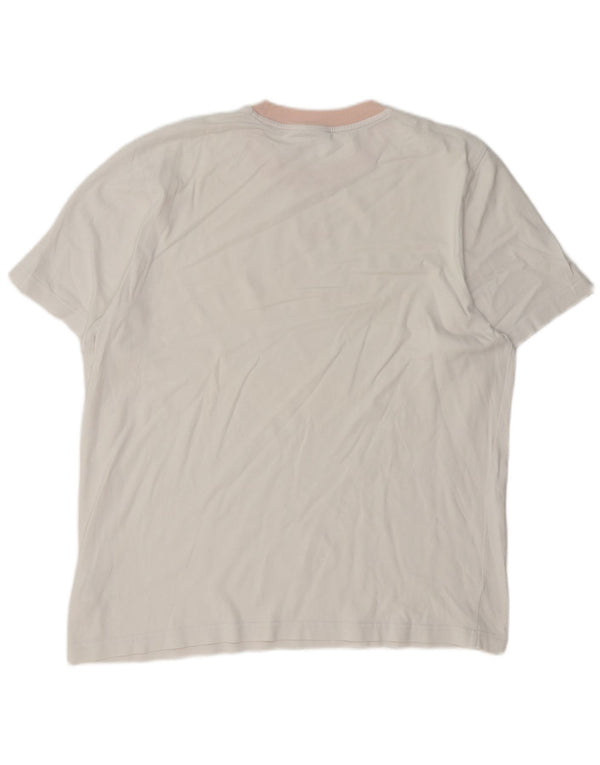 PUMA Camiseta para hombre Top Large White Cotton